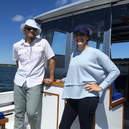 Couple Enjoying Daytime Cruise